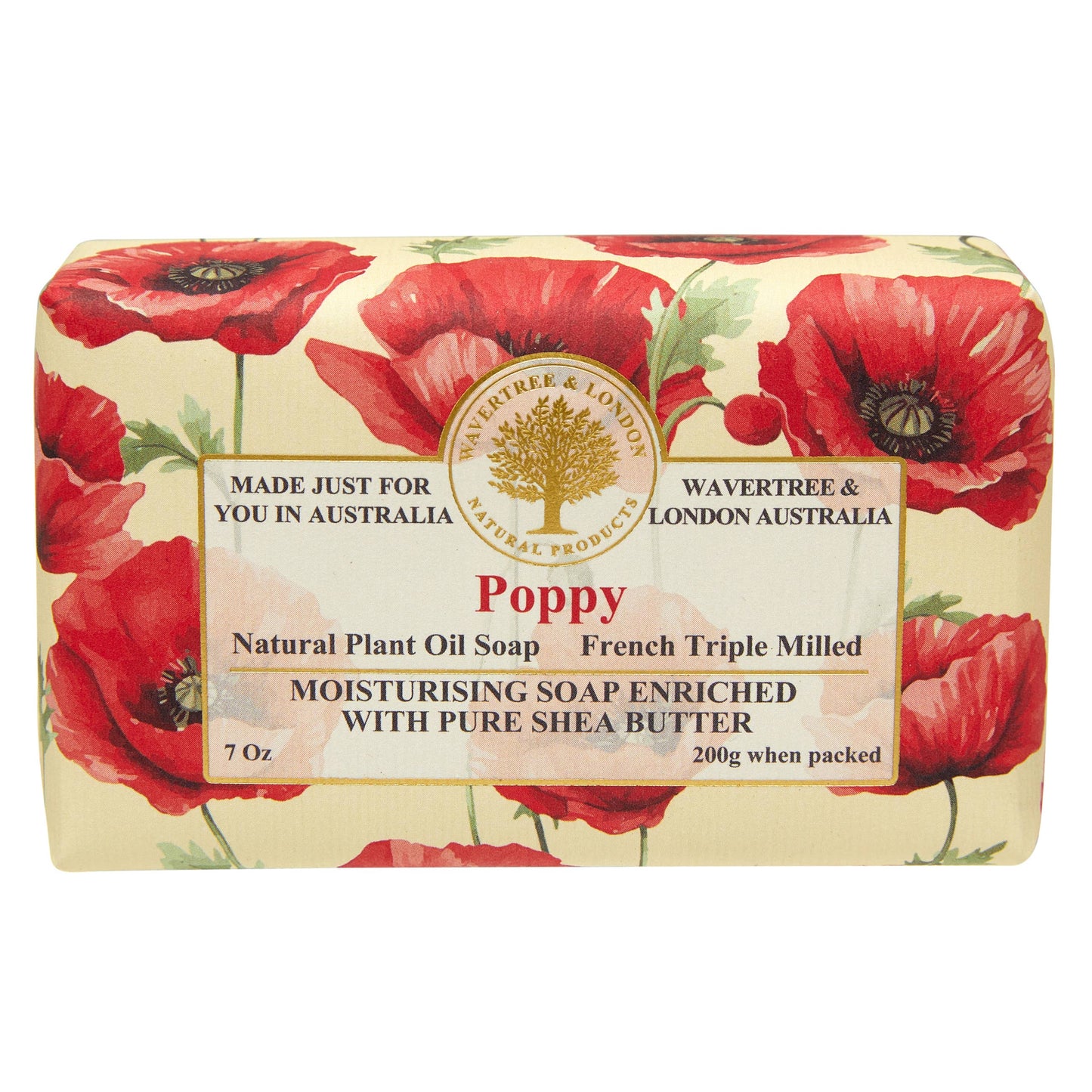 Wavertree & London Poppy Luxury Soap Bars
