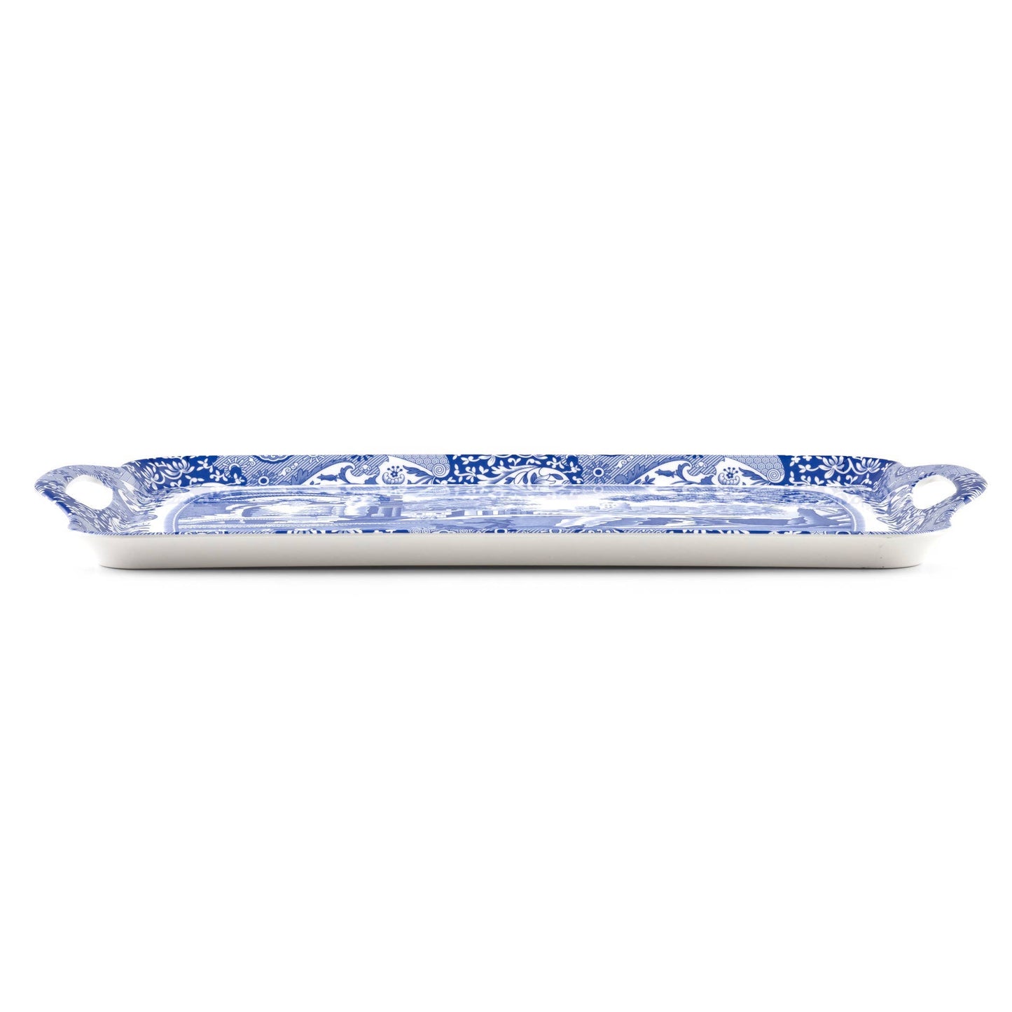 Pimpernel Blue Italian Large Melamine Handled Tray