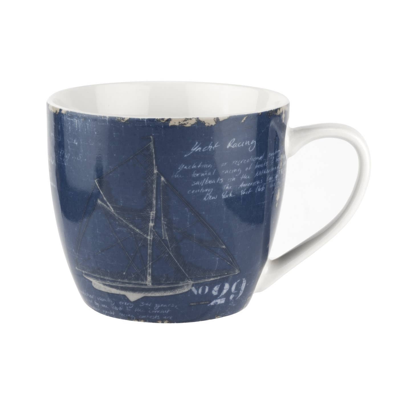 Pimpernel Yacht Study 16 oz Mug