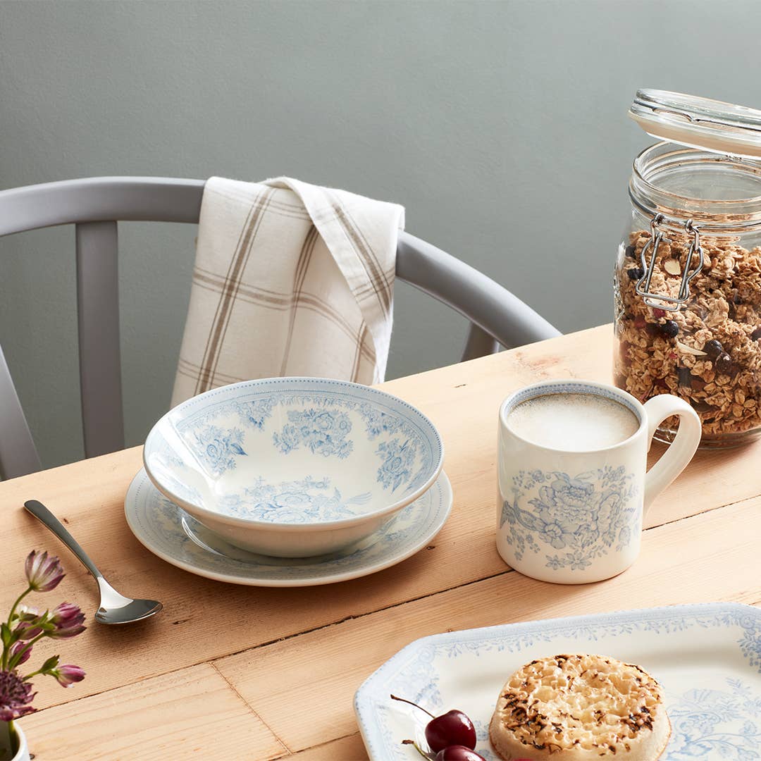 Burleigh Blue Asiatic Pheasants Pudding and Soup bowl