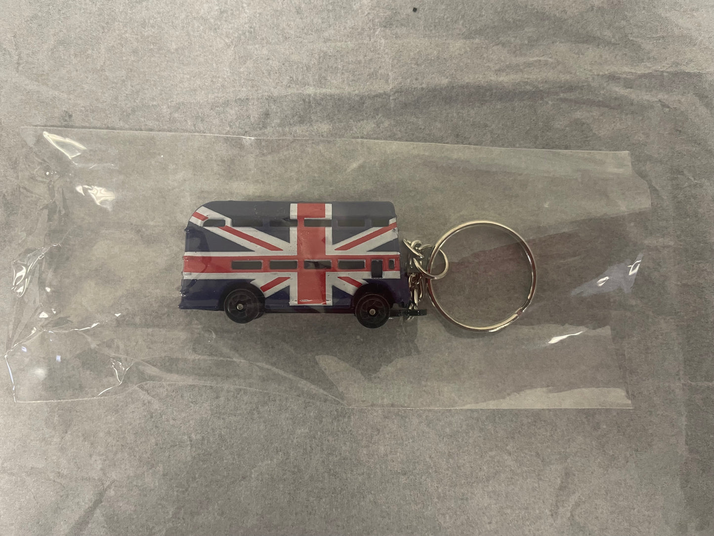 Union Jack Bus Key Ring