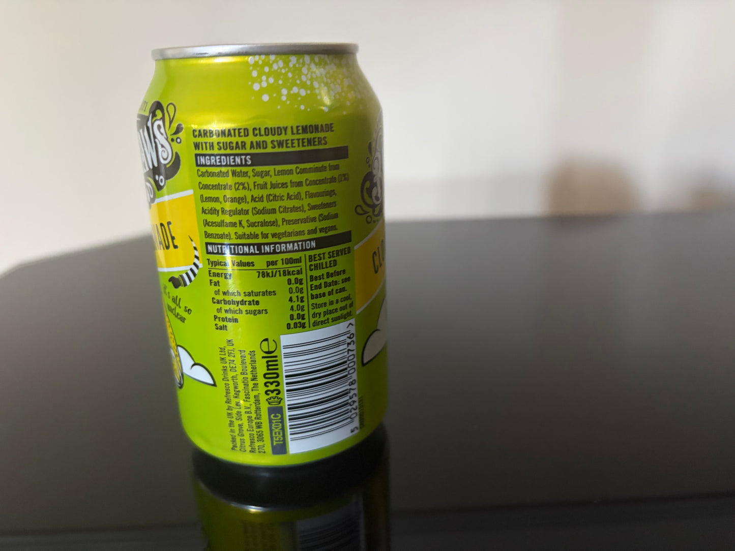 Ben Shaws Cloudy Lemonade 330ml