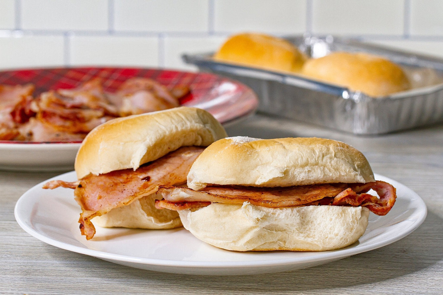 Baps (Morning Rolls) Par-baked (Tray of 4)
