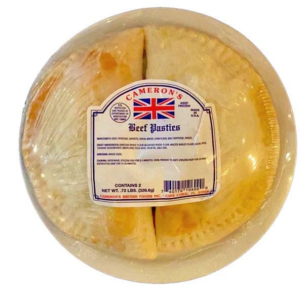 Cameron's Beef Pasties 2 PK 326g (available in store only)