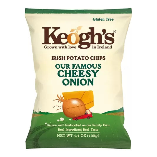 Keogh's Cheesy onion 125g