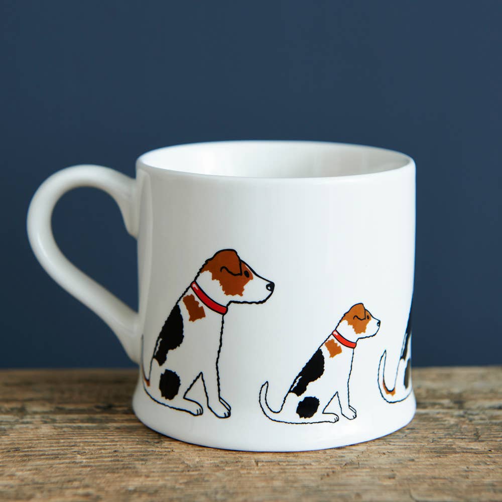Sweet William Designs Mischievous Mutts Dog Mug - Jack Russell