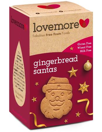 Lovemore Gingerbread Santas 195g