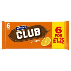 McVitie's club orange 7pk x 22G