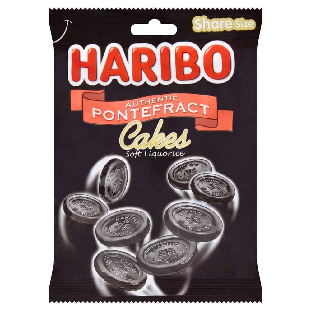Haribo Pontefract cakes (soft liquorice) 160g