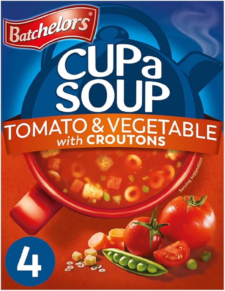 Batchelors Cup a Soup Tomato and Vegetable with Croutons 104g