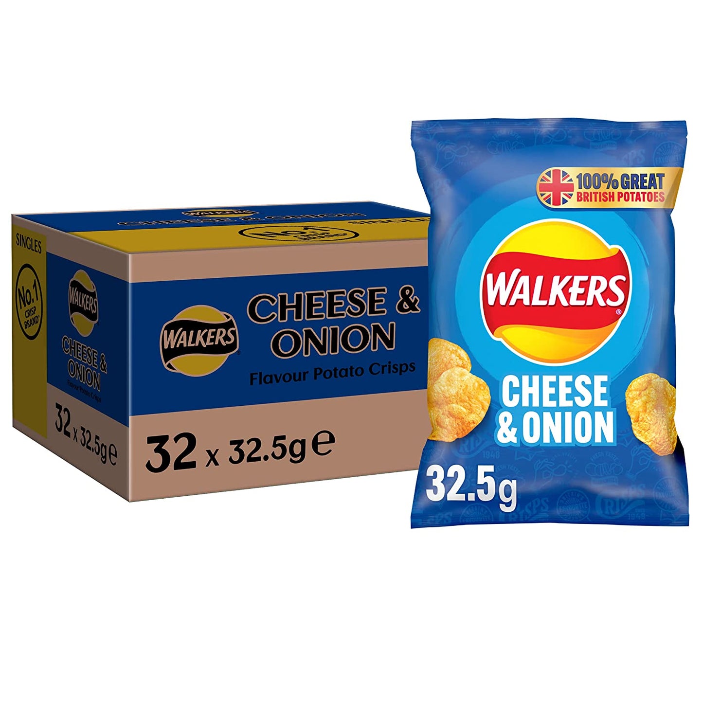 Walkers Cheese and Onions 32.5g