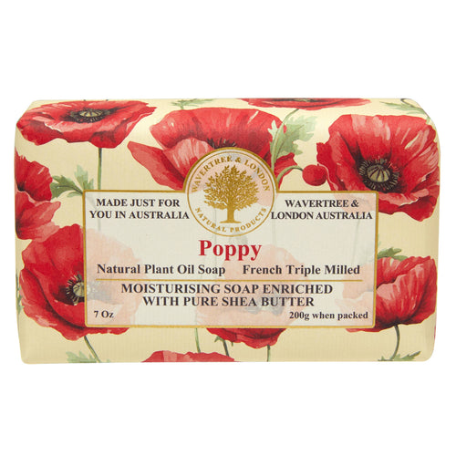 Wavertree & London Poppy Luxury Soap Bars