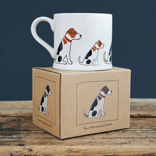 Sweet William Designs Mischievous Mutts Dog Mug - Jack Russell