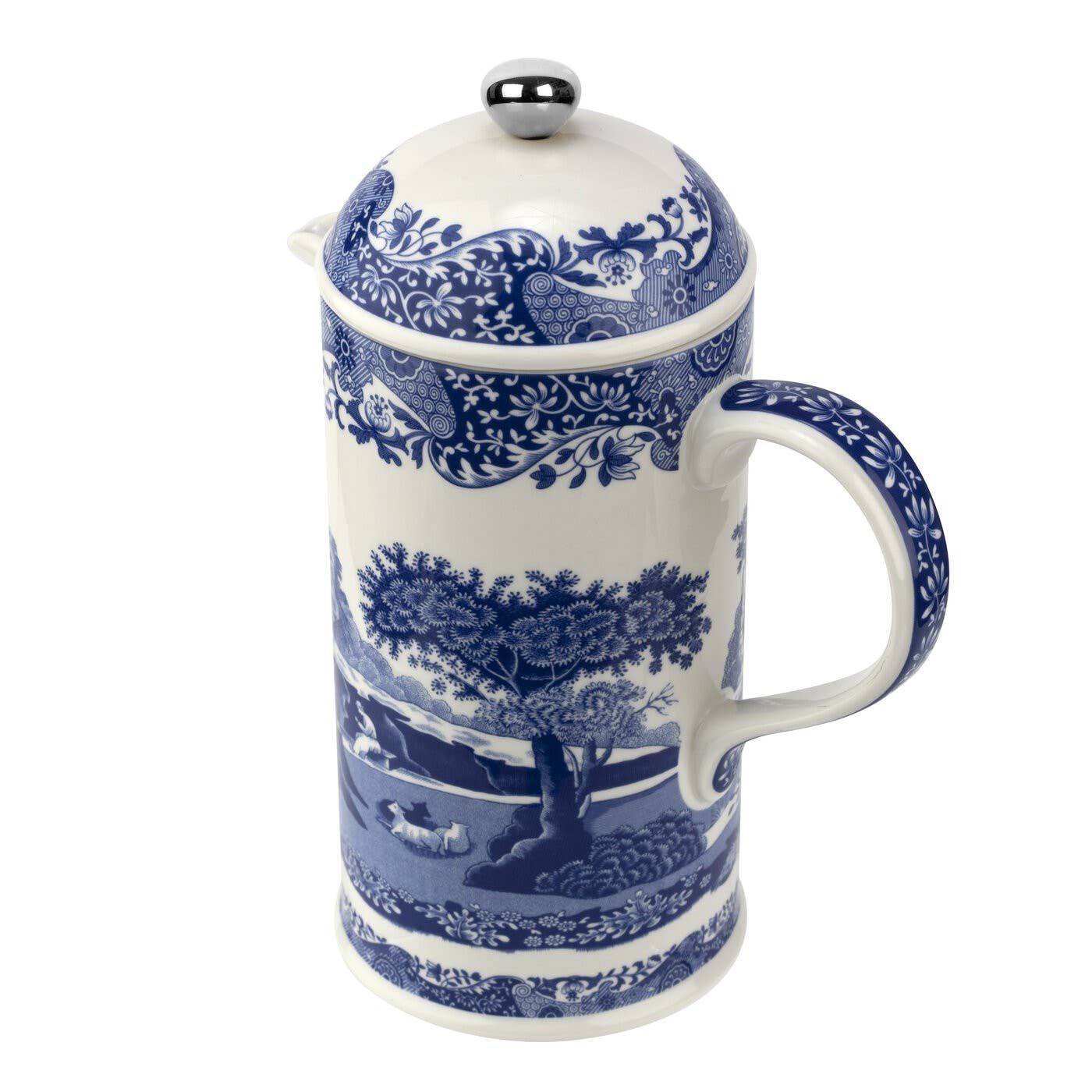 Spode Blue Italian 28oz Cafetiere