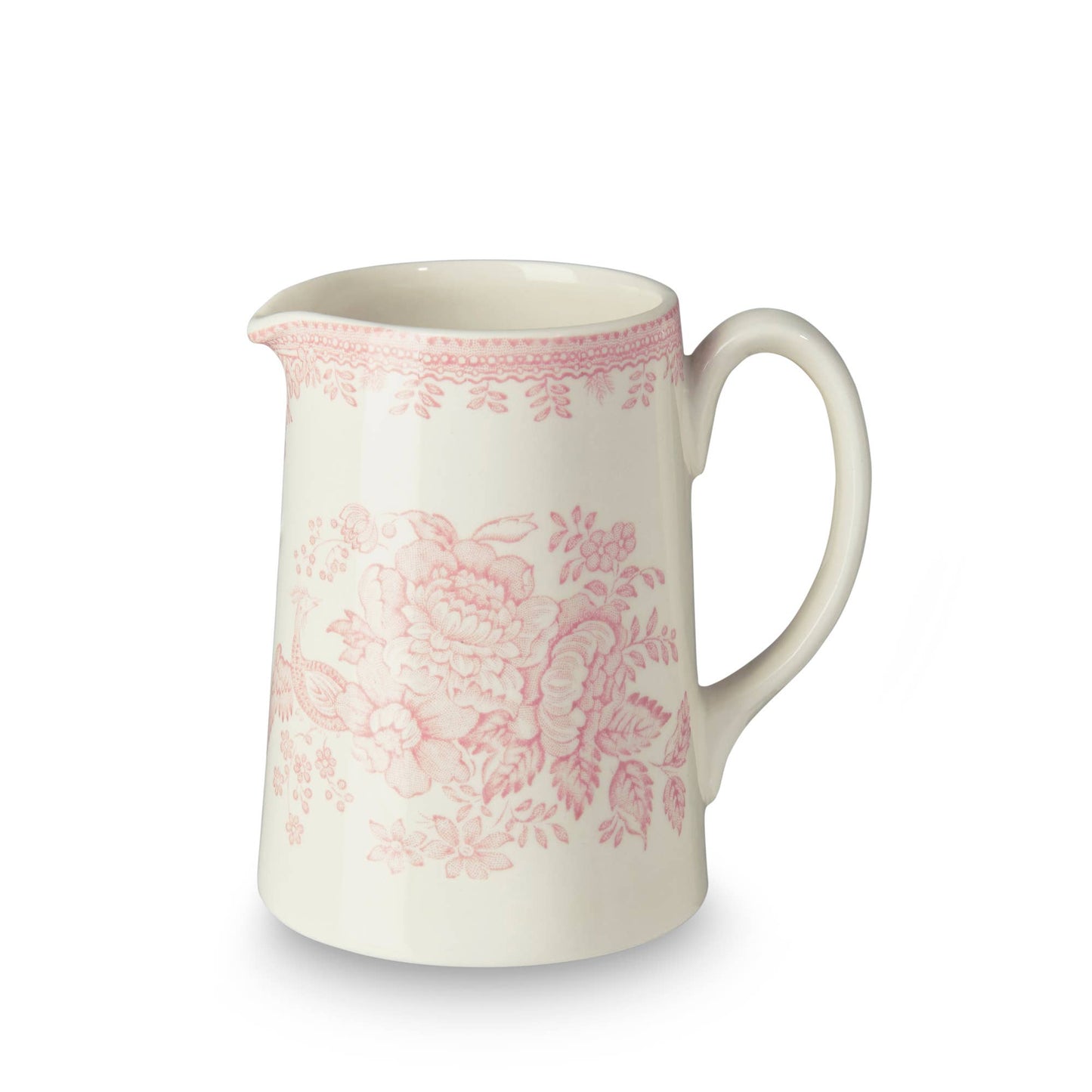 Burleigh Pink Asiatic Pheasants Small Tankard Jug