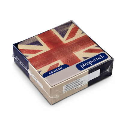 Pimpernel Union Jack Coasters Set of 6