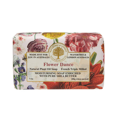 Flower Dance trio soap bar gift set
