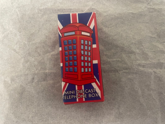 Mini Diecast London Telephone box
