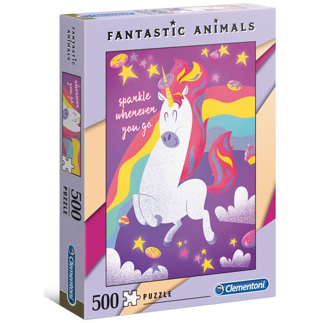 Fantastic Animals - Unicorn, 500 Pc Puzzle