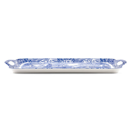 Pimpernel Blue Italian Large Melamine Handled Tray