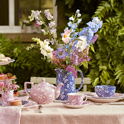Burleigh Blossom Calico  Large Teapot