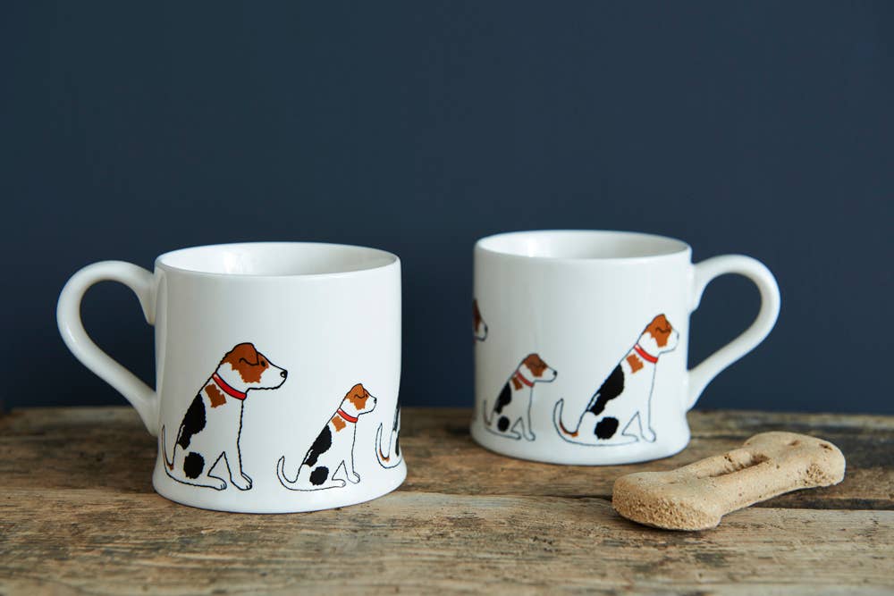 Sweet William Designs Mischievous Mutts Dog Mug - Jack Russell