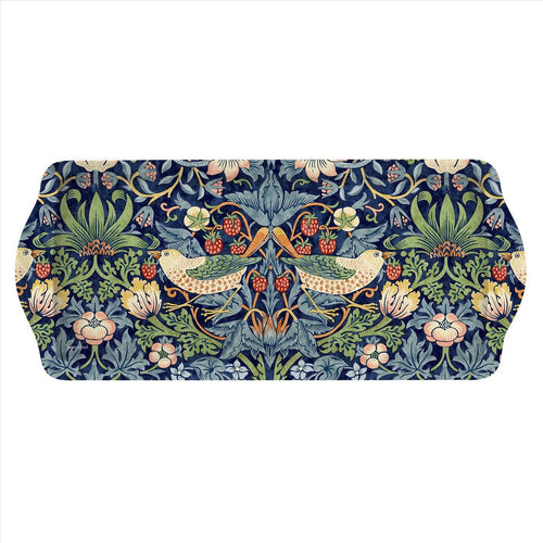 Strawberry Thief Blue by Morris & Co Melamine Sandwich Tray