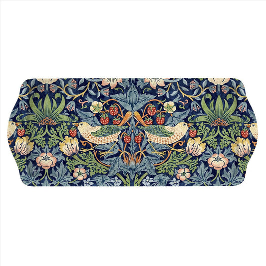 Strawberry Thief Blue by Morris & Co Melamine Sandwich Tray