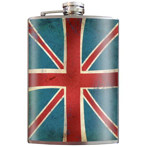 Flask - Union Jack (UK,British, England)