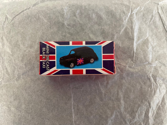 Mini Diecast London Black Taxi