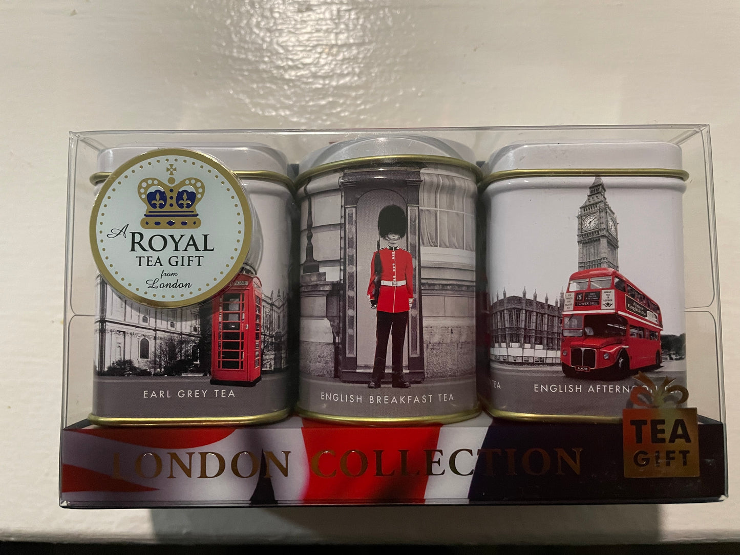 Gift set of Three London Collection Tea Tins