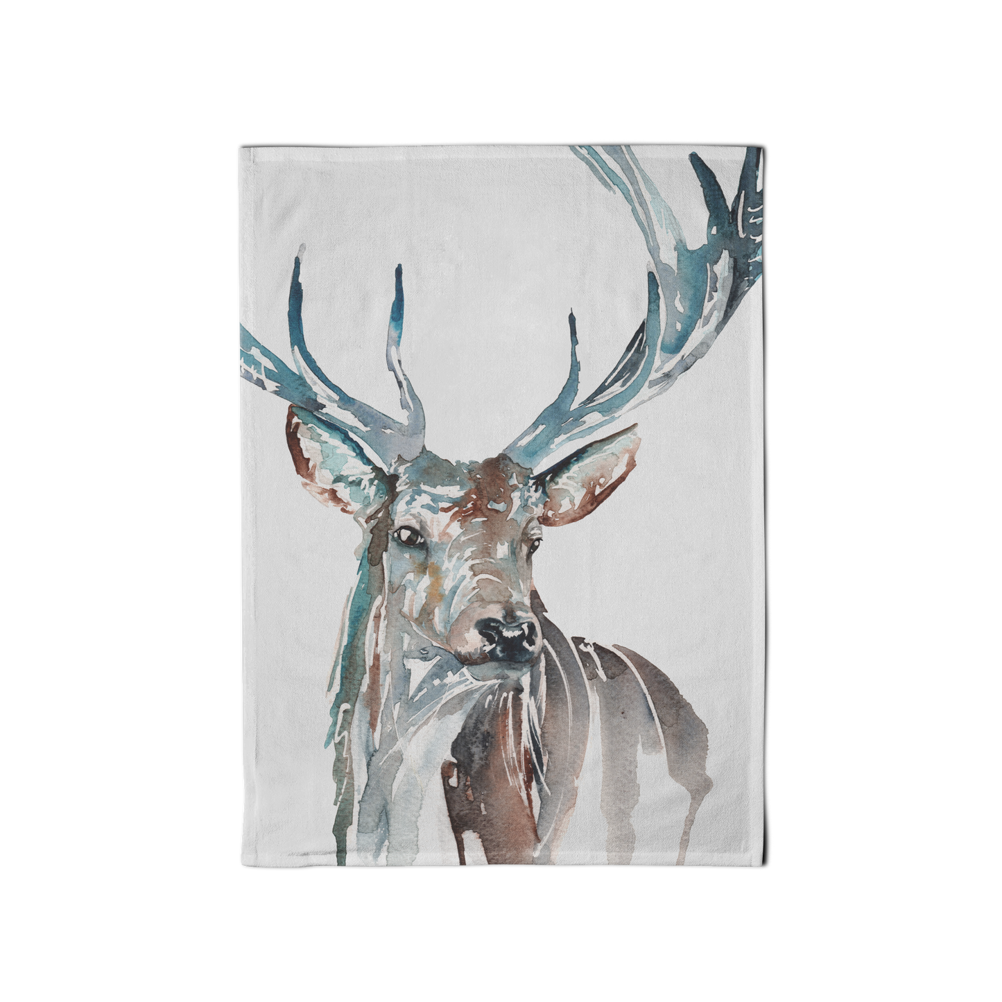 Meg Hawkins Stag Teatowel