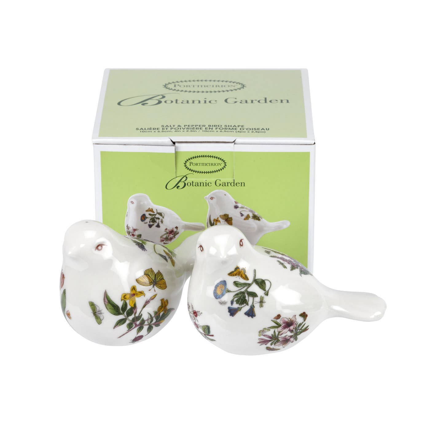 Botanic Garden Bird-Shape Salt & Pepper Set