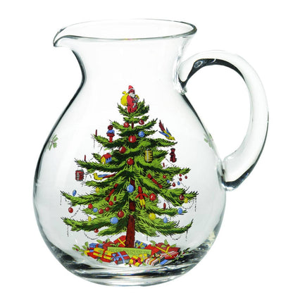 Spode Christmas Tree Glass Pitcher