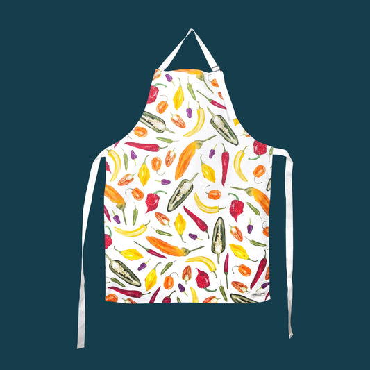 Corinne Alexander Chilli Apron - British Made - 100% Cotton