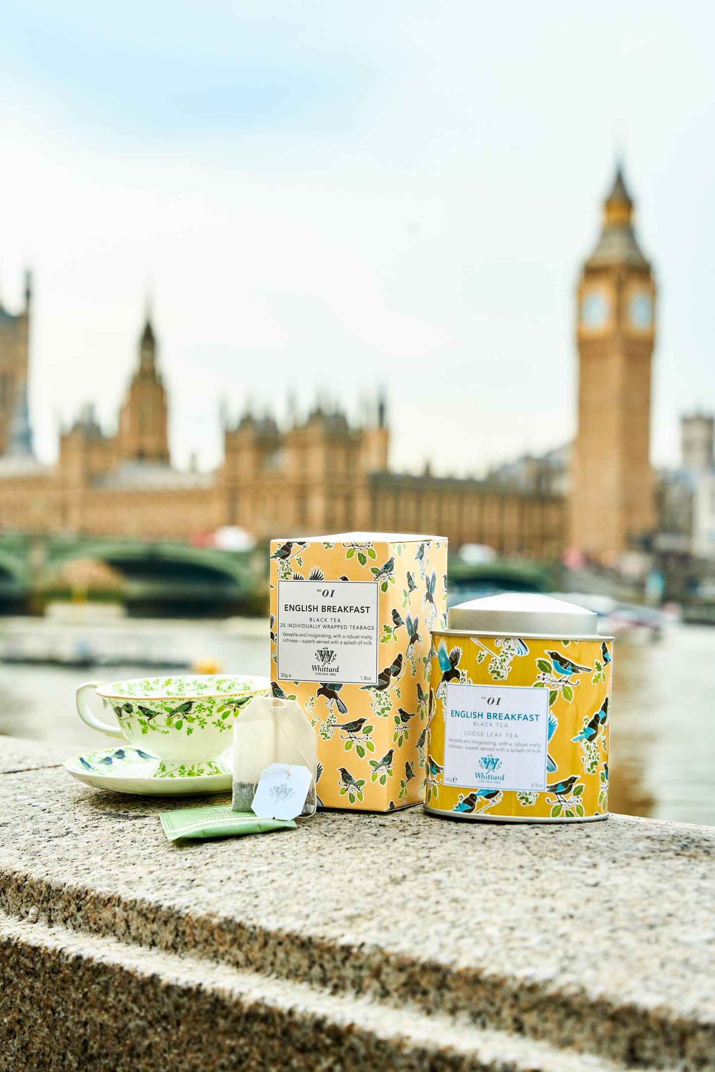 Whittard of Chelsea English Breakfast 25 individually wrapped teabags