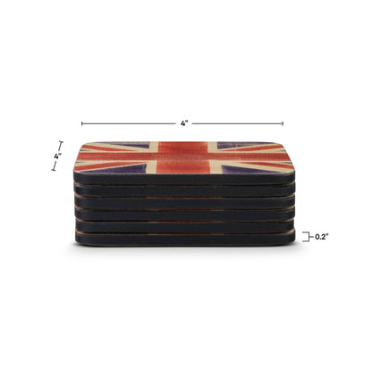 Pimpernel Union Jack Coasters Set of 6