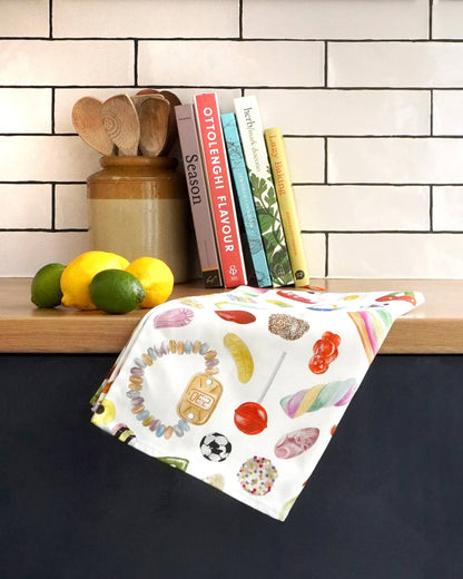 Corinne Alexander Pick & Mix Tea Towel - British Made