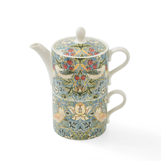 Spode Morris & Co Tea For One 10Oz Strawberry Thief