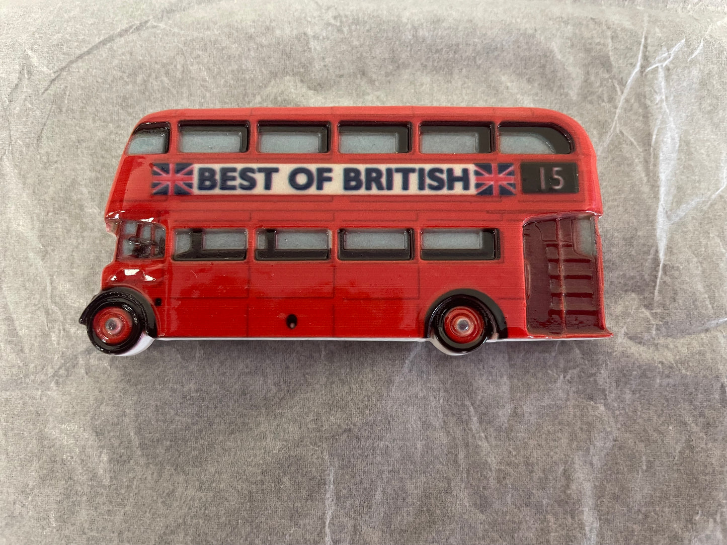 British Red London Double Decker Bus Magnet