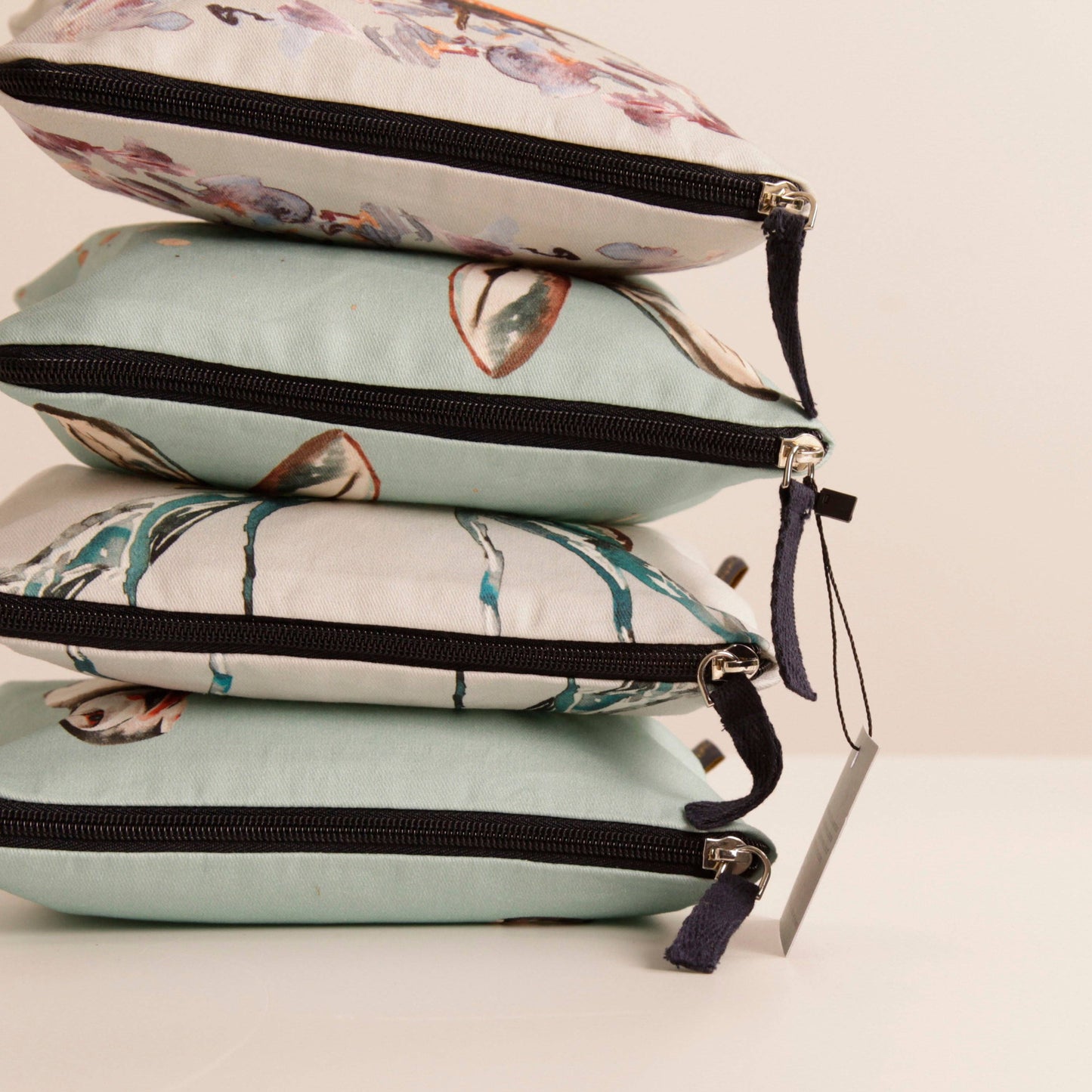 Meg Hawkins Hare Cotton Cosmetic Bags