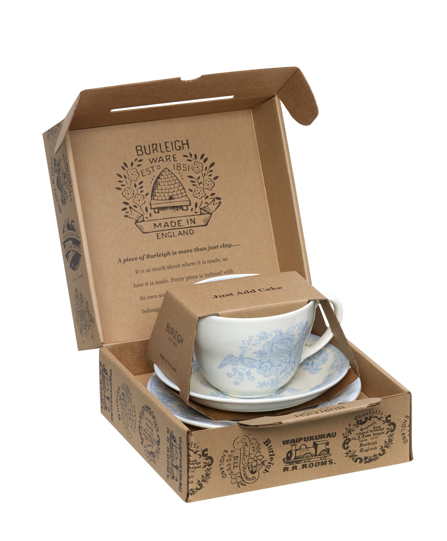 Burleigh Blue Asiatic Pheasants Breakfast Cup