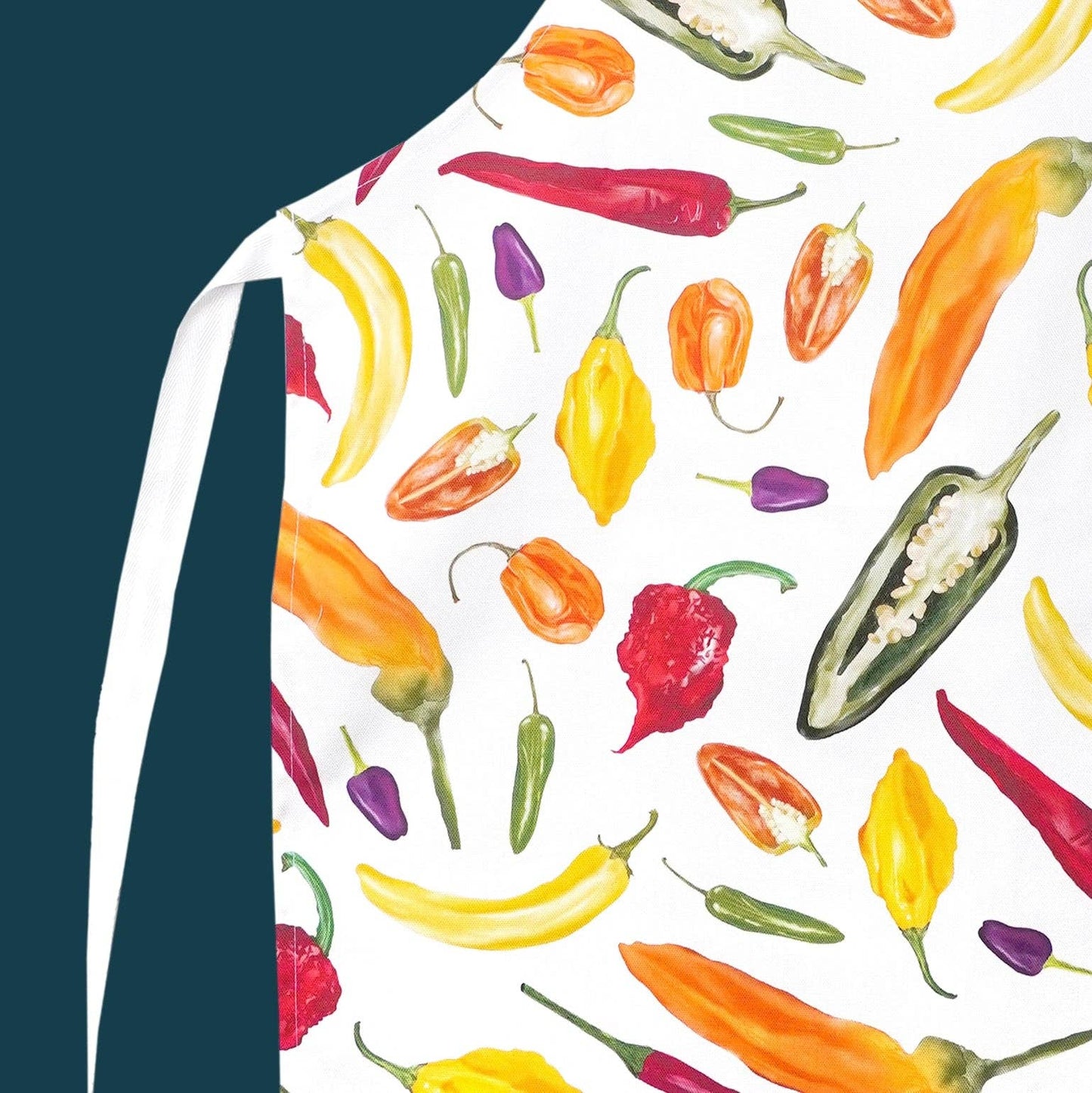 Corinne Alexander Chilli Apron - British Made - 100% Cotton