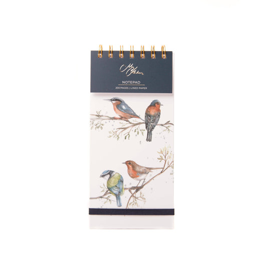 Meg Hawkins 'The Lookout' British Birds Watercolour Design Notepad