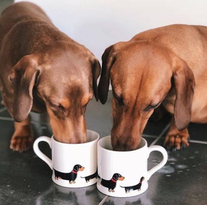 Sweet William Designs Mischievous Mutts Dog Mug - Dachshund / Sausage Dog