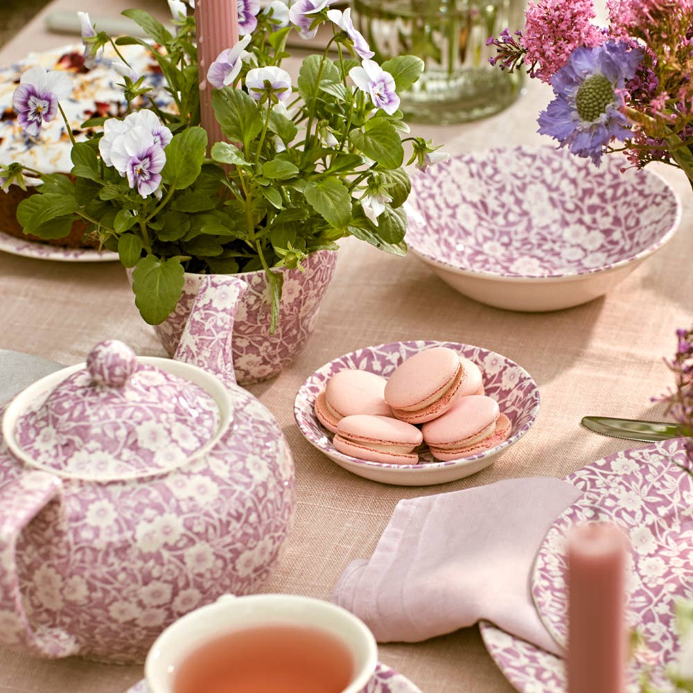 Burleigh Blossom Calico Butter Pat Dish