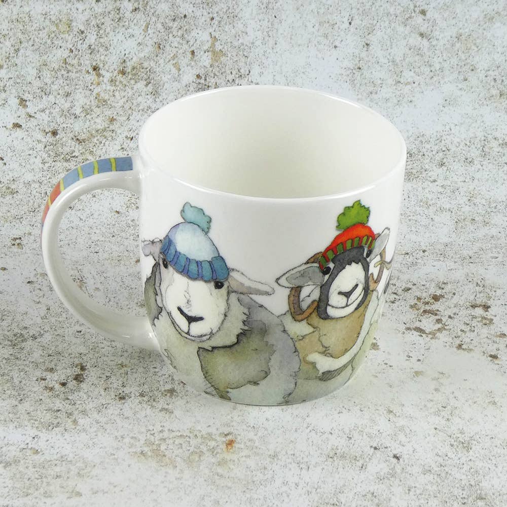 Happy Sheep China Mug With Gift Box