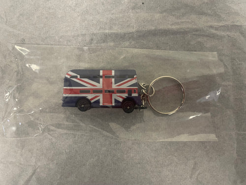 Union Jack Bus Key Ring