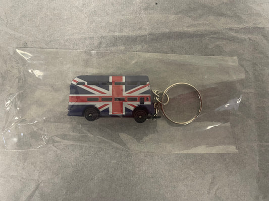Union Jack Bus Key Ring
