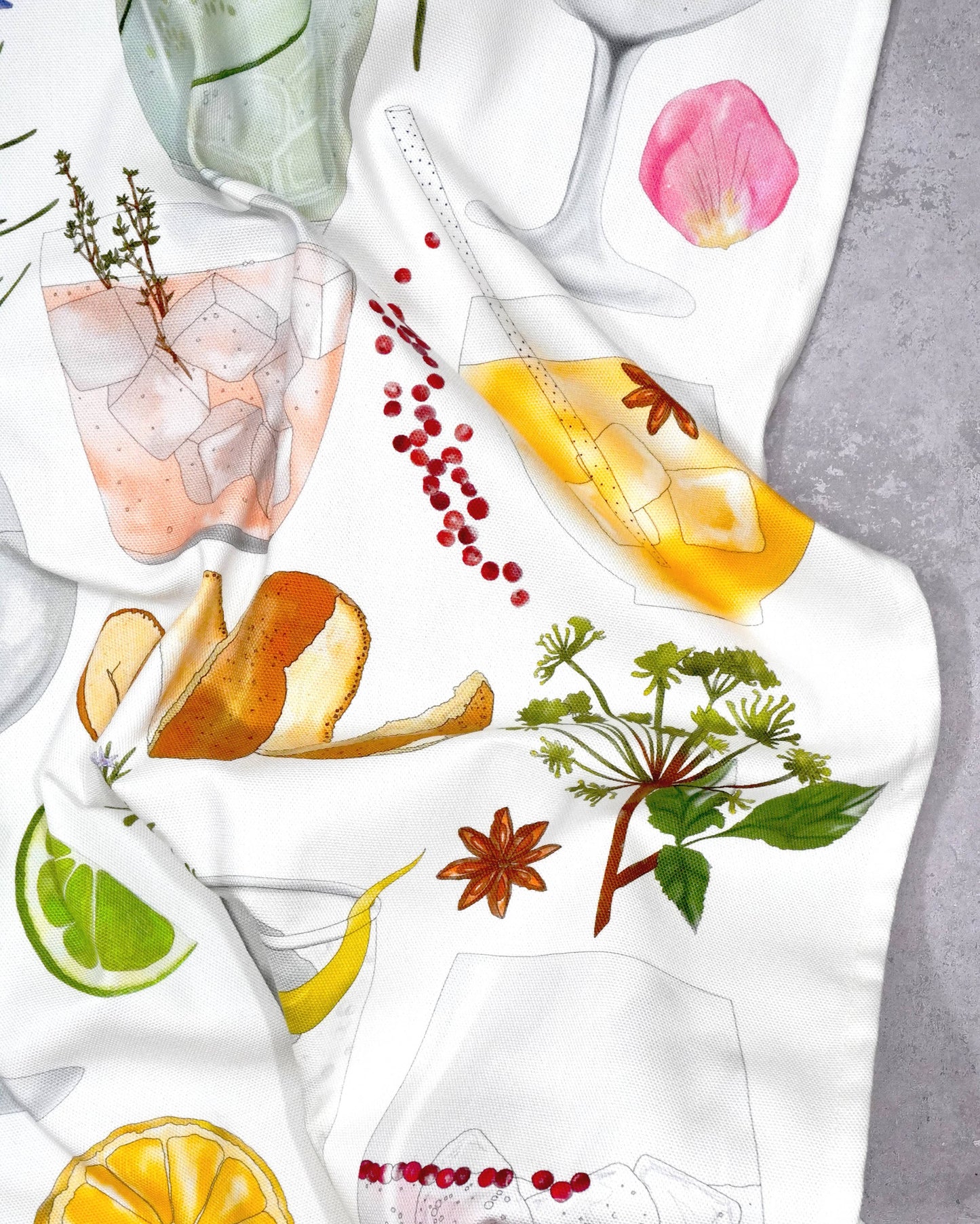 Corinne Alexander G&T Tea Towel - British Made – 100% Cotton